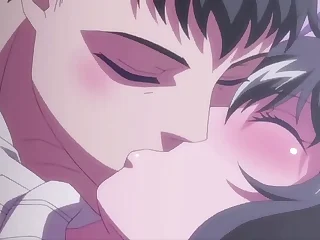 Morose hentai become man wakes up her husband with a blowjob